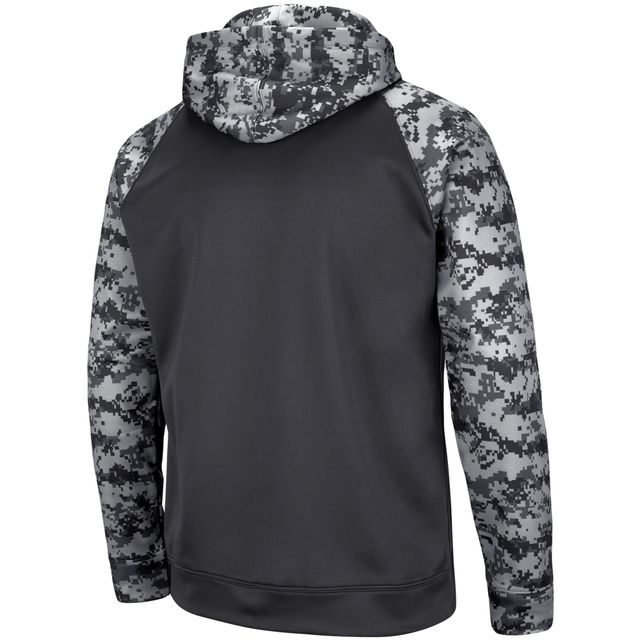 Colosseum Charcoal TCU Horned Frogs OHT Military Appreciation Digital Camo Sweat à capuche pour homme