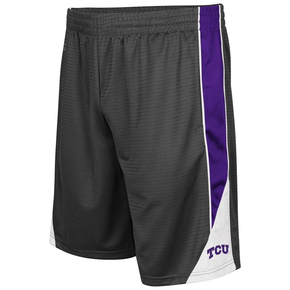 Men's Colosseum Charcoal TCU Horned Frogs Turnover Shorts