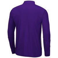 Men's Colosseum Heather Gray/Purple TCU Horned Frogs Prospect Quarter-Zip Jacket