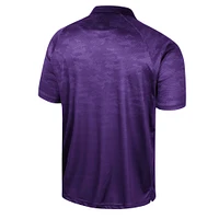 Polo Colosseum Purple TCU Horned Frogs Honeycomb Raglan pour homme