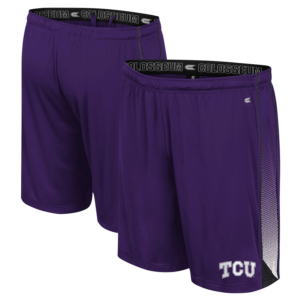 Men's Colosseum Purple TCU Horned Frogs Online Shorts