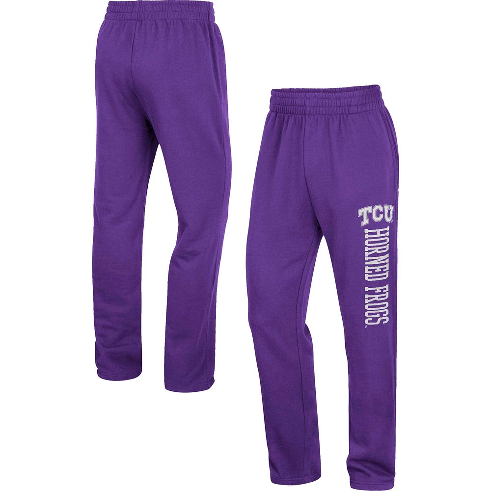 Pantalon Colosseum Purple TCU Horned Frogs Wordmark pour homme