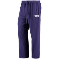 Men's Concepts Sport Purple/Heathered Charcoal TCU Horned Frogs Meter Long Sleeve T-Shirt & Pants Sleep Set