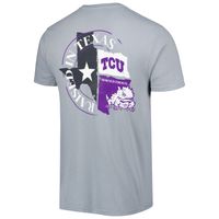 Men's Gray TCU Horned Frogs Hyperlocal T-Shirt