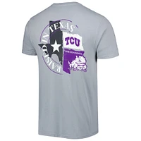 Men's Gray TCU Horned Frogs Hyperlocal T-Shirt