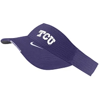 Nike TCU Horned Frogs 2023 Sideline Performance Visière réglable pour homme Violet