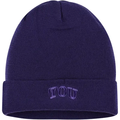 TCU Horned Frogs Nike Tonal Cuffed Knit Hat - Purple