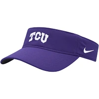 Visière Performance Sideline Nike TCU Horned Frogs Violet pour Homme