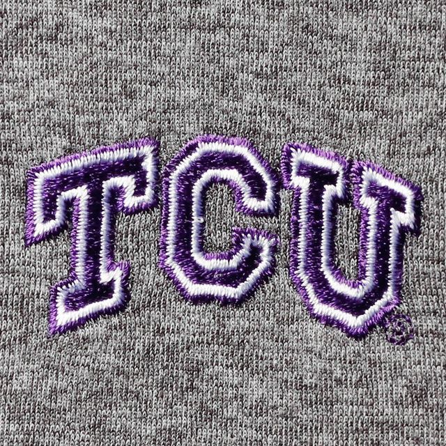 Veste Southern Tide Heathered Grey TCU Horned Frogs Flanker pour homme