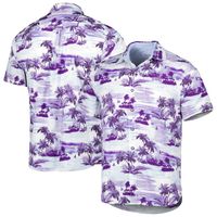 Men's Tommy Bahama Purple TCU Horned Frogs Tropical Horizons Button-Up Shirt