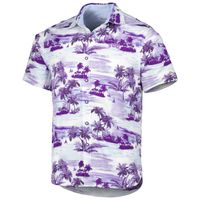 Men's Tommy Bahama Purple TCU Horned Frogs Tropical Horizons Button-Up Shirt