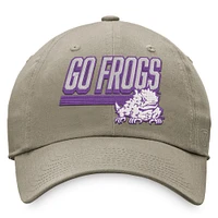 Top of the World Kaki TCU Horned Frogs Slice Casquette réglable pour homme