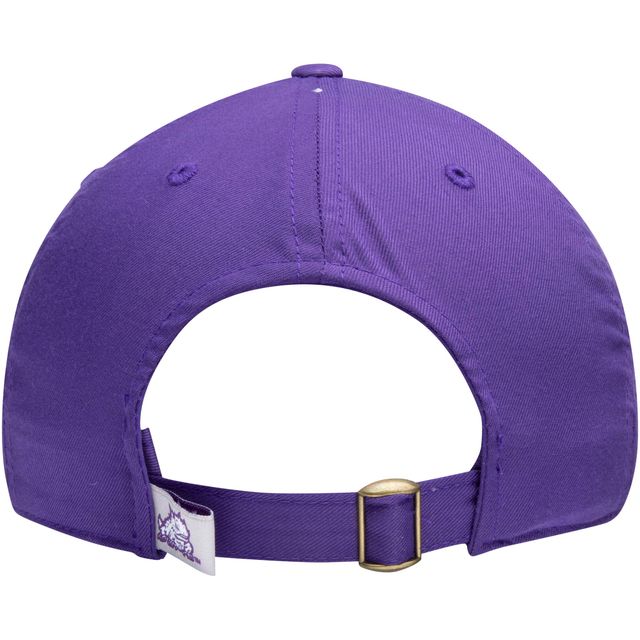 Chapeau ajustable pour hommes Top of the World Purple TCU Horned Frogs avec logo principal