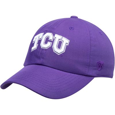 Men's Top of the World Purple TCU Horned Frogs Primary Logo Staple Adjustable Hat