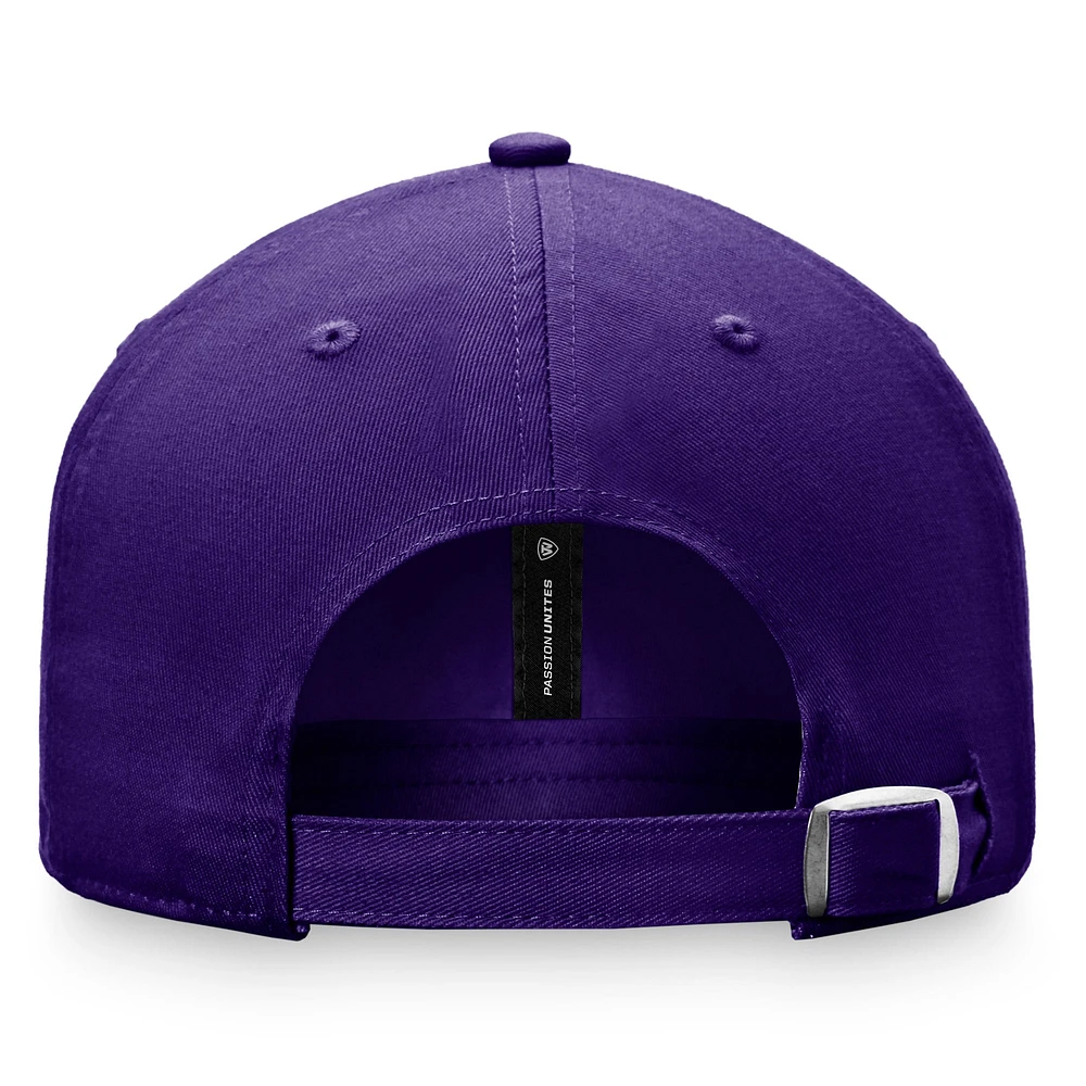 Men's Top of the World Purple TCU Horned Frogs Slice Adjustable Hat