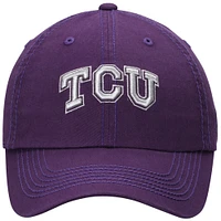 Men's Top of the World Purple TCU Horned Frogs Solid Crew Adjustable Hat