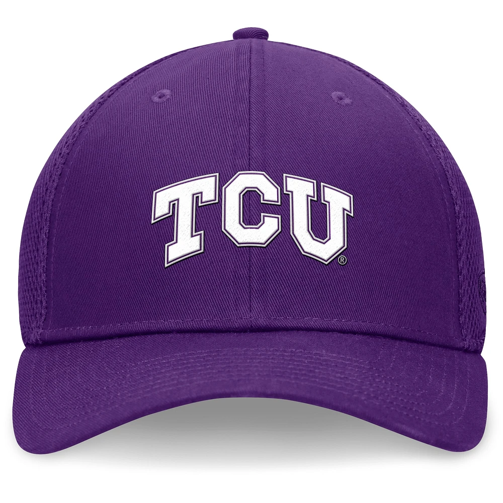 Casquette flexible Top of the World pour hommes TCU Horned Frogs Spacer Flex