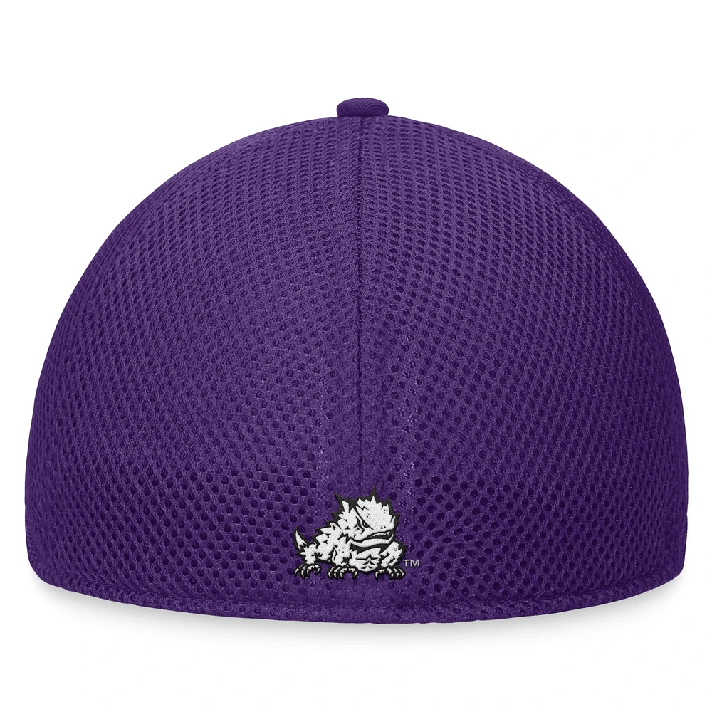 Casquette flexible Top of the World pour hommes TCU Horned Frogs Spacer Flex