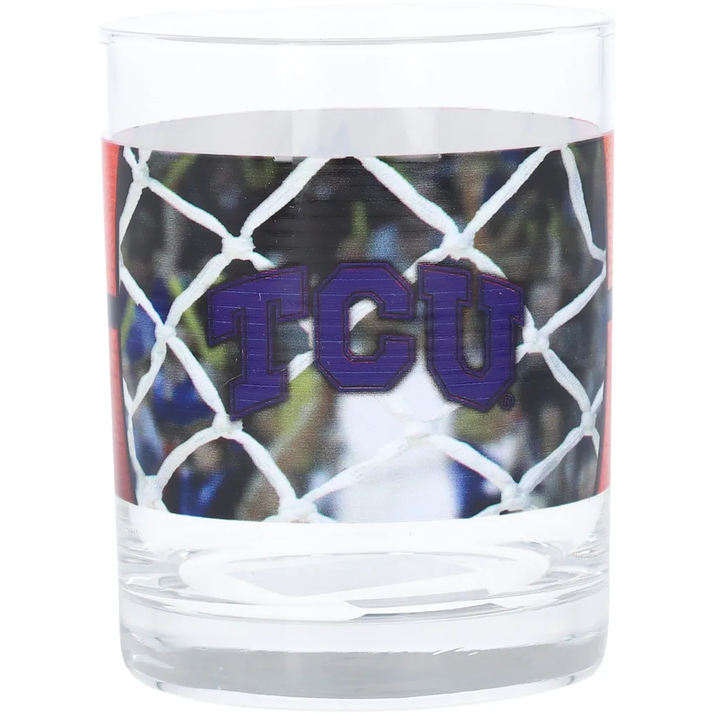 Grenouilles à cornes TCU 14 oz. Verre de basket