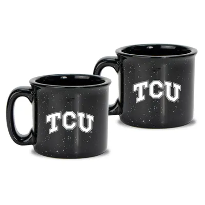 TCU Horned Frogs 2-Piece 12oz. Ceramic Campfire Mug Set