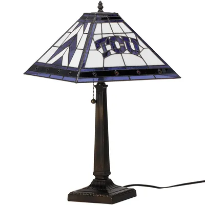 TCU Horned Frogs 23" Mission Tiffany Table Lamp
