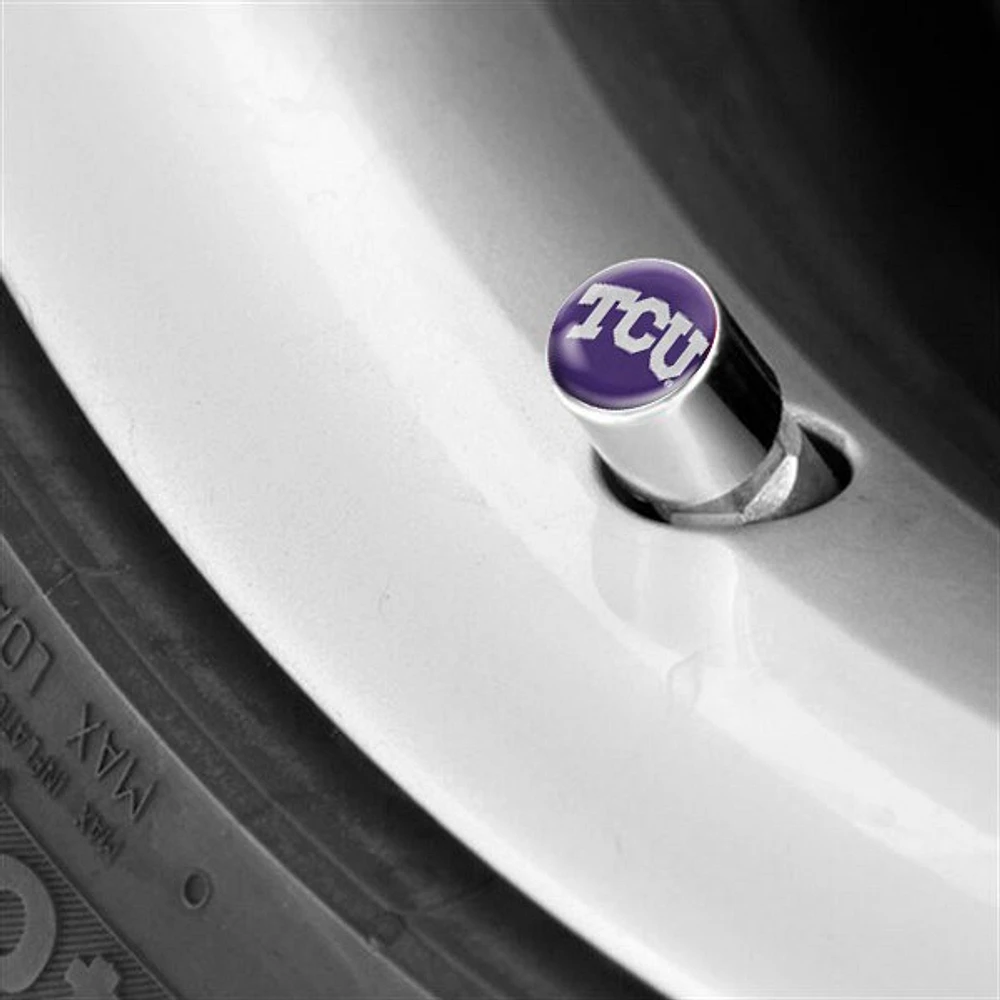 TCU Horned Frogs Valve Stem Covers