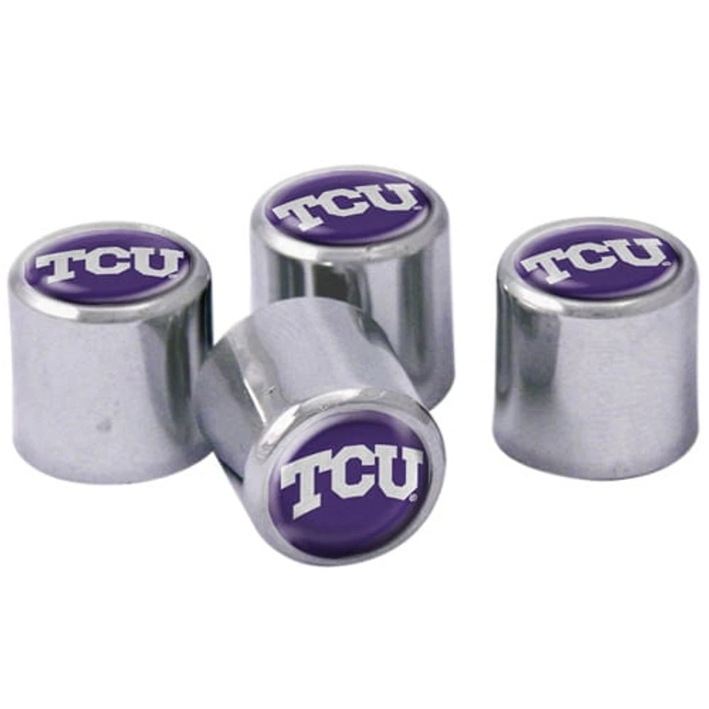 TCU Horned Frogs Valve Stem Covers