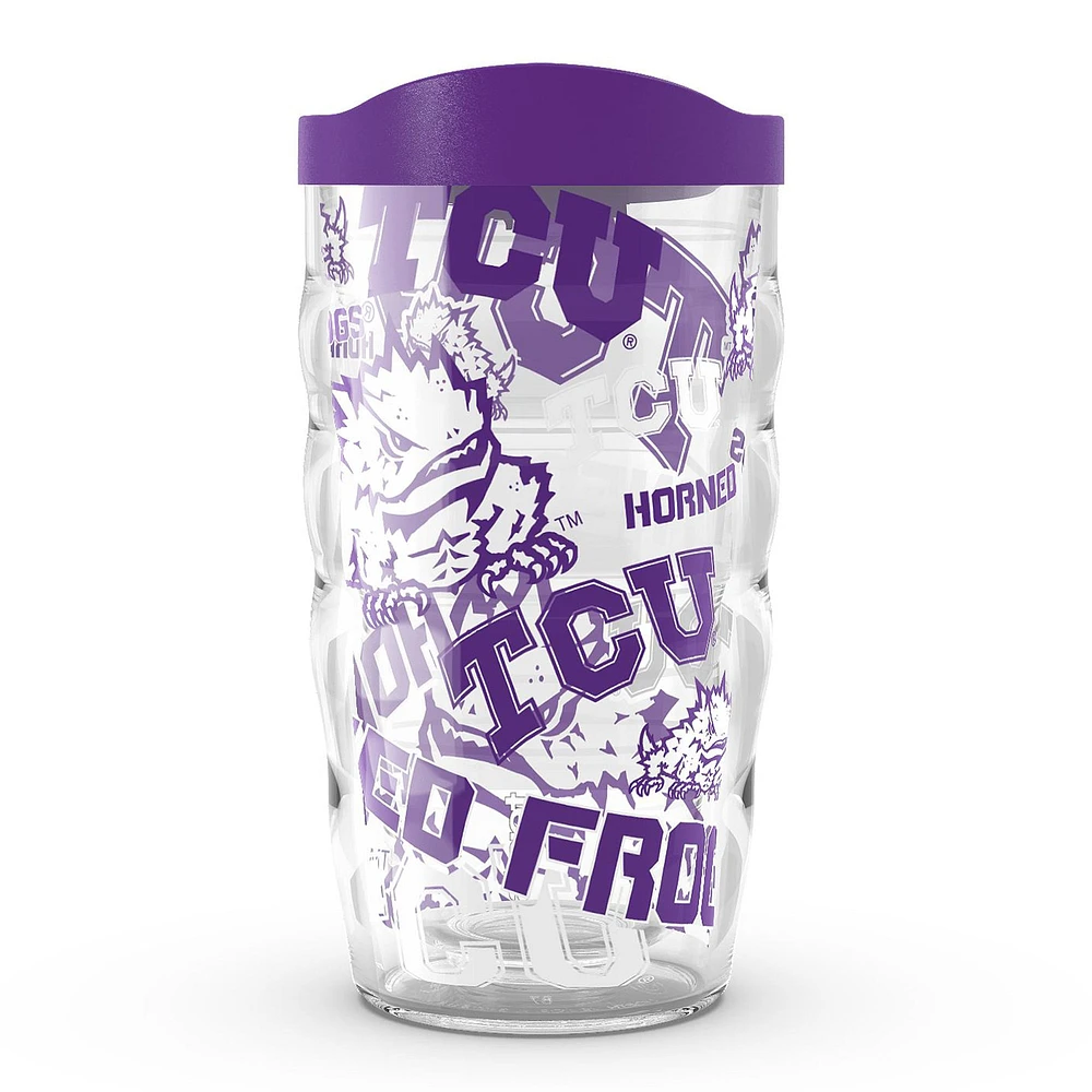 Tervis TCU Horned Frogs 10oz. Allover Classic Wavy Tumbler