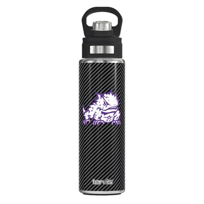 TCU Horned Frogs Tervis 24oz. Carbon Fiber Wide Mouth Bottle