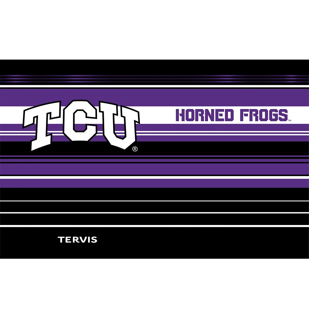 Tervis  TCU Horned Frogs 30oz. Hype Stripes Stainless Steel Tumbler