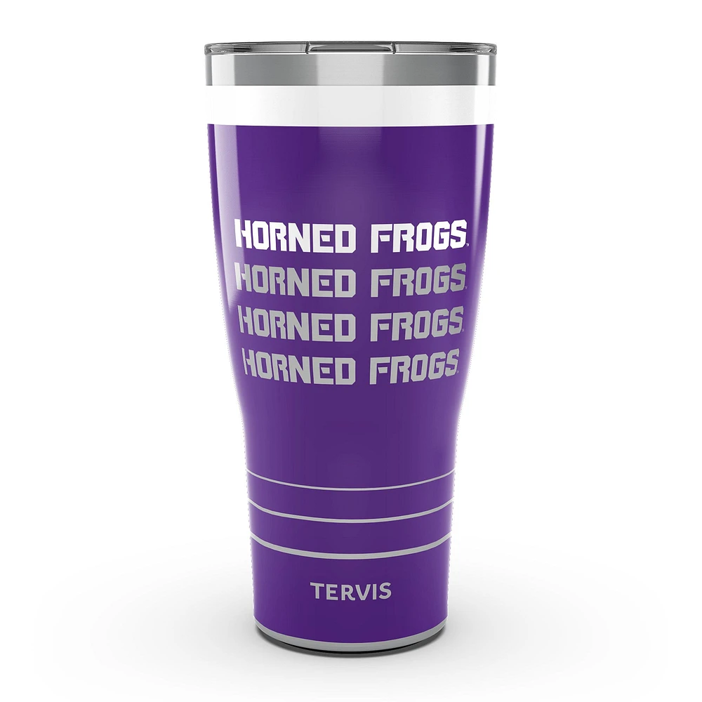 Tervis  TCU Horned Frogs 30oz. Reverb Stainless Steel Tumbler