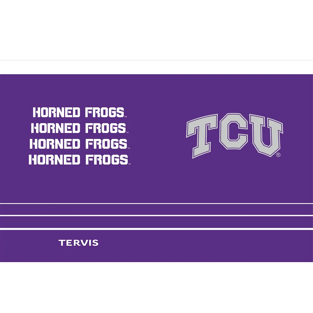 Tervis  TCU Horned Frogs 30oz. Reverb Stainless Steel Tumbler