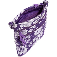 Vera Bradley TCU Horned Frogs Rain Garden Sac à bandoulière hipster à triple fermeture éclair