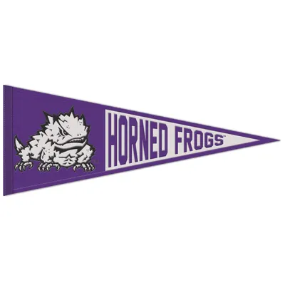 TCU Horned Frogs WinCraft 13" x 32" Wool Primary Logo Pennant