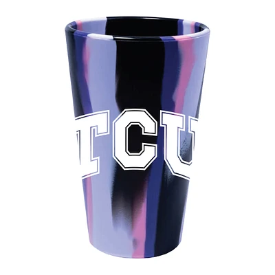 Grenouilles à cornes WinCraft TCU 16oz. Verre à pinte en silicone à la mode