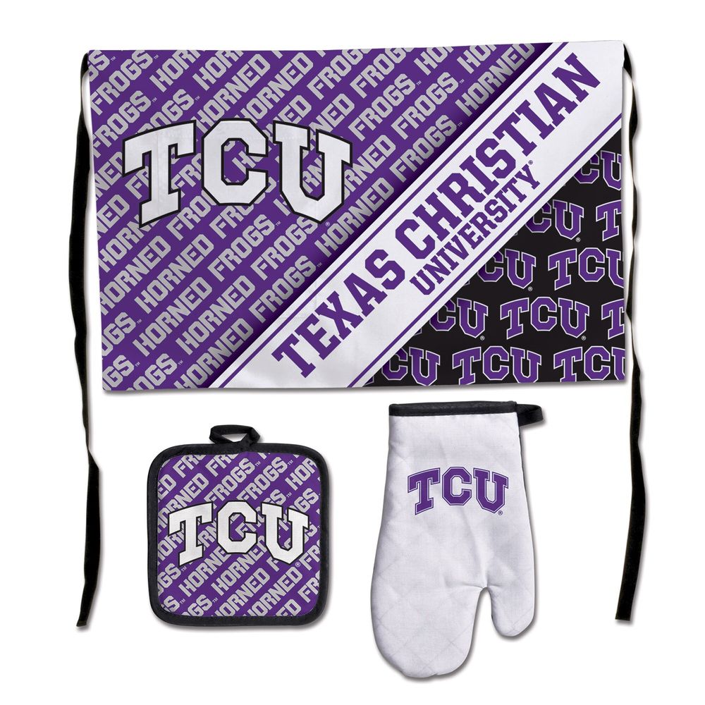 WinCraft TCU Horned Frogs 3-Piece Barbecue Set