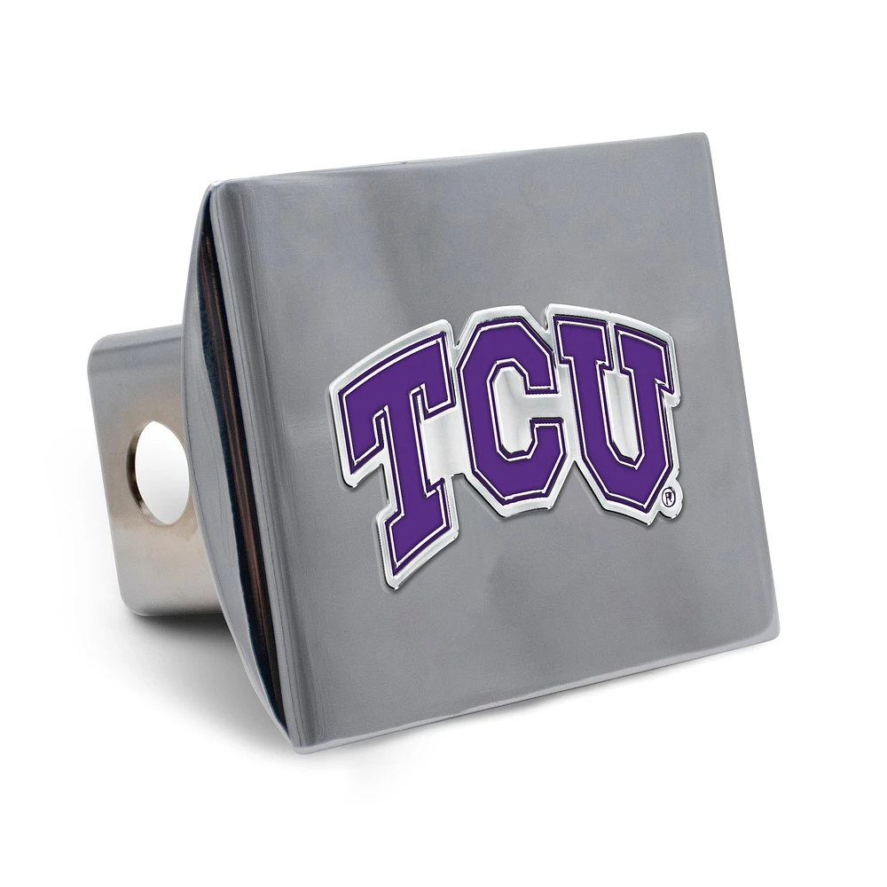 WinCraft TCU Horned Frogs Premium Metal Hitch Cover