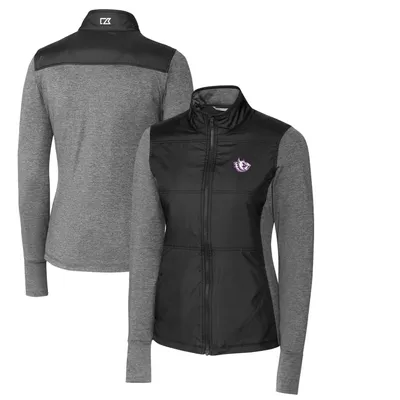 TCU Horned Frogs Cutter & Buck Women's Vault Stealth Hybrid Quilted Full-Zip Jacket