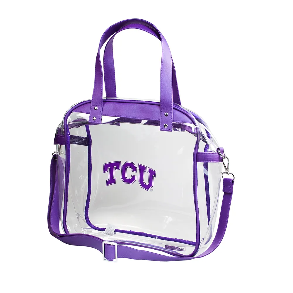 Clear Purse with Patterned Straps - TCU