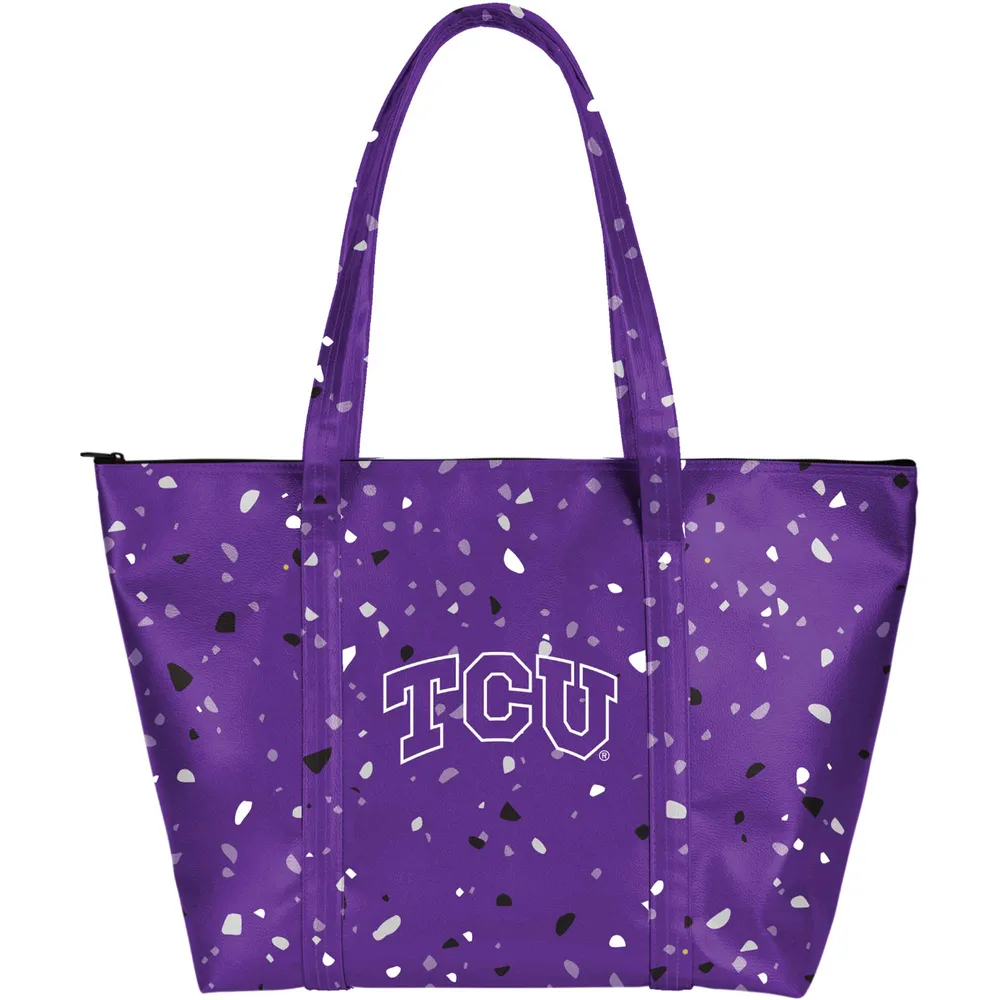 Vera Bradley TCU Horned Frogs Rain Garden Large Travel Duffel Bag