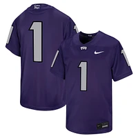 Youth Nike #1 Purple TCU Horned Frogs Untouchable Football Jersey