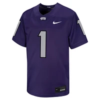 Youth Nike #1 Purple TCU Horned Frogs Untouchable Football Jersey