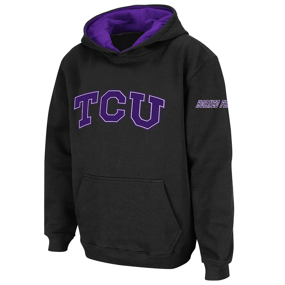 Youth Stadium Athletic TCU Horned Frogs Big Logo Pullover Hoodie