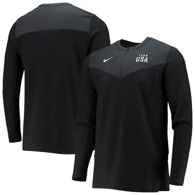 Team USA Nike Half-Zip Performance Jacket - Black