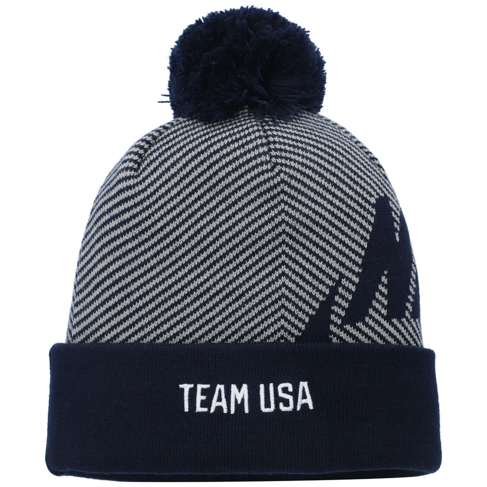 Lids Team USA Nike Futura Cuffed Knit Hat with - Navy/Gray | Brazos Mall
