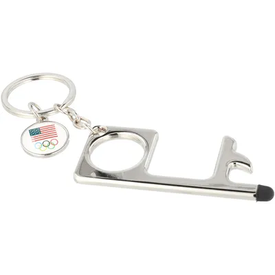 Team USA Flag Logo Charm Key Chain