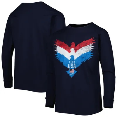 Team USA Youth Long Sleeve T-Shirt - Navy