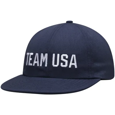 Team USA Youth Primary Slouch Adjustable Hat - Navy