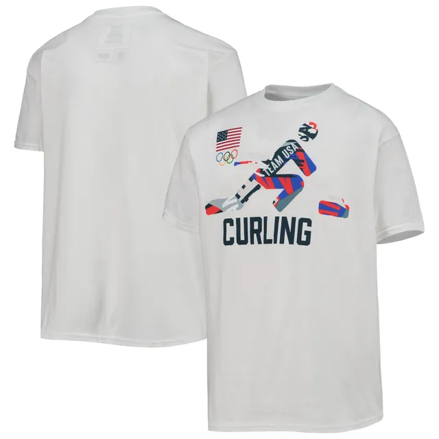 Fanatics Branded Red Team Usa Curling Long Sleeve T-shirt