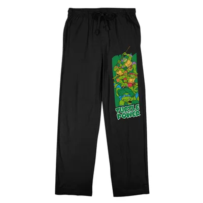 Teenage Mutant Ninja Turtles BIOWORLD Turtle Power Pajama Pants - Black